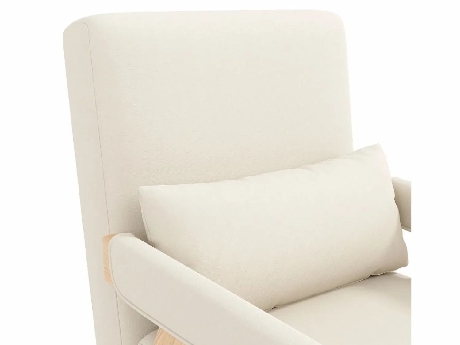 Clearance Sillón individual 64x68,5x93 cm - convertible 3 en 1 - acolchado - lino - beige + natural Sillón Cama