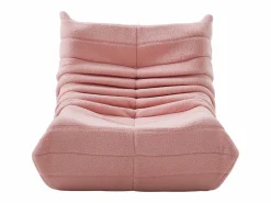 Outlet Sillón Lazy con respaldo, sillón puf grande para adultos, sofá individual Lazy, sofá de suelo, dormitorio (rosa) Sofá Vintage