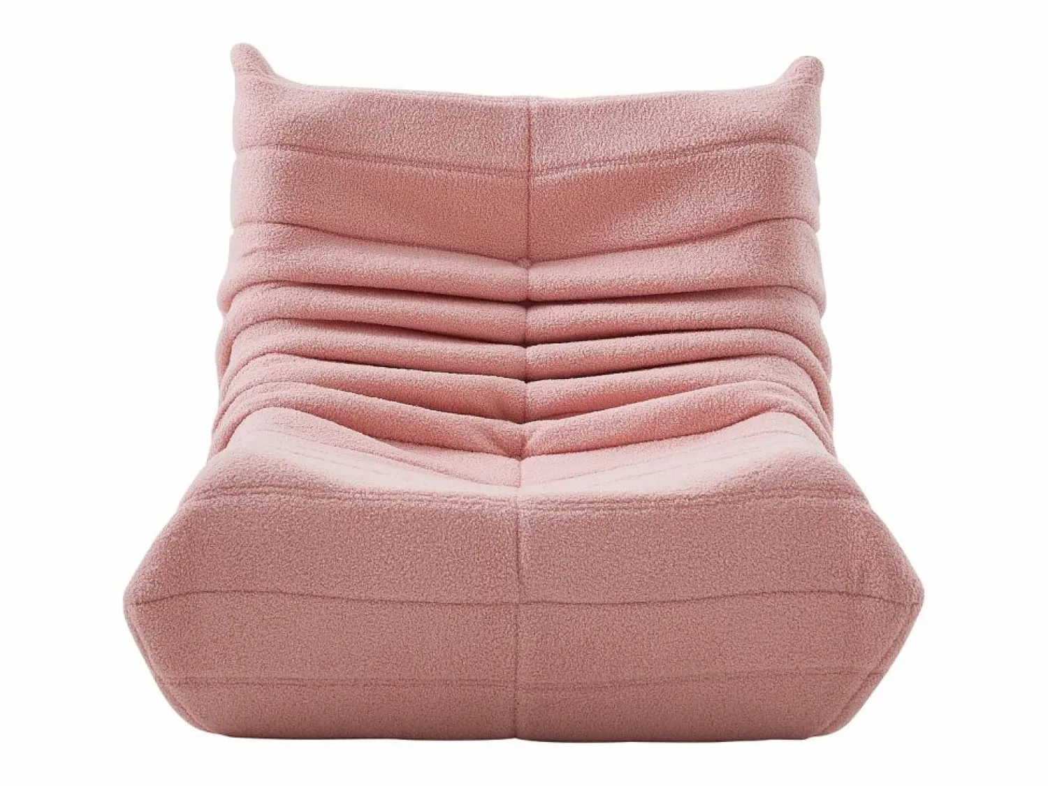 Outlet Sillón Lazy con respaldo, sillón puf grande para adultos, sofá individual Lazy, sofá de suelo, dormitorio (rosa) Sofá Vintage