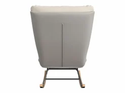Sillón Mecedor Tapizado con Respaldo Regulable para Salón - Dormitorio, Balcón - 83 x 72 x 93 cm