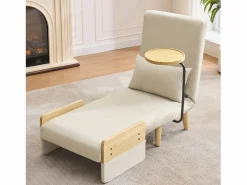 ModernLuxe Sillón moderno 62x67x88 cm - Sillón convertible 3 en 1 - Con función de cama - Sillón plegable acolchado -