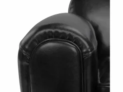 Rendez-Vous Déco Sillón en cuero tostado sintético - Club Negro