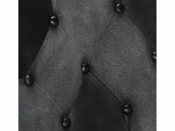 Clearance Sillón orejero cuero auténtico y gris Sillón De Piel