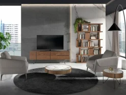 Best Angel Cerda Sillón piel gris oscuro 5134 Beige