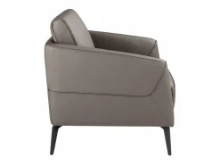 Best Angel Cerda Sillón piel gris oscuro 5134 Beige
