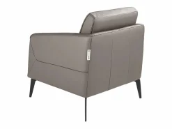 Best Angel Cerda Sillón piel gris oscuro 5134 Beige