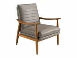 Clearance Angel Cerda Sillón piel gris oscuro 5130 Beige