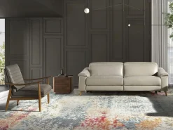 Clearance Angel Cerda Sillón piel gris oscuro 5130 Beige