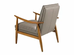 Clearance Angel Cerda Sillón piel gris oscuro 5130 Beige