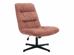 Clearance Sillón pivotante de tela jaspeado color SELENDO Sillón