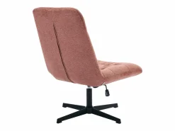 Clearance Sillón pivotante de tela jaspeado color SELENDO Sillón