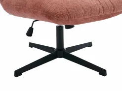 Clearance Sillón pivotante de tela jaspeado color SELENDO Sillón
