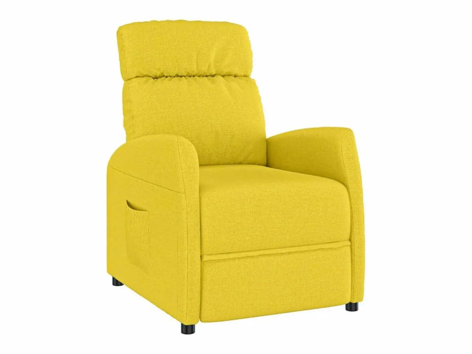 Sale vidaxl Sillón reclinable de tela amarillo claro Rojo