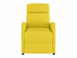 Sale vidaxl Sillón reclinable de tela amarillo claro Rojo