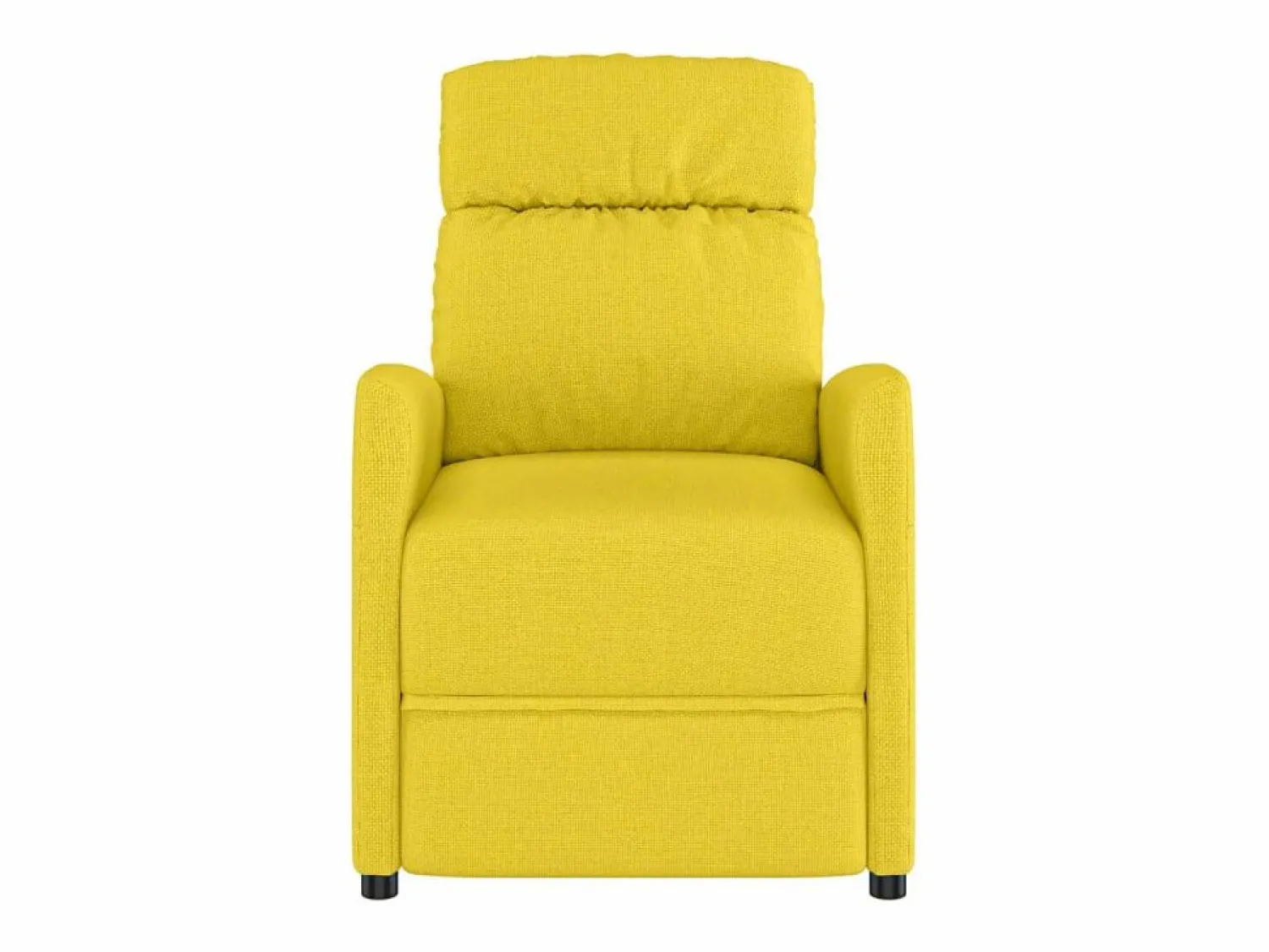 Sale vidaxl Sillón reclinable de tela amarillo claro Rojo