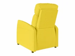 Sale vidaxl Sillón reclinable de tela amarillo claro Rojo