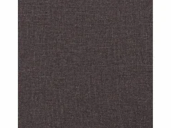 vidaxl Sillón reclinable de tela marrón oscuro