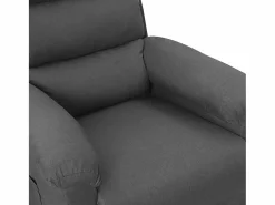 Hot vidaxl Sillón reclinable de tela oscuro Gris