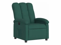 New Sillón reclinable eléctrico tela oscuro Sillón Relax