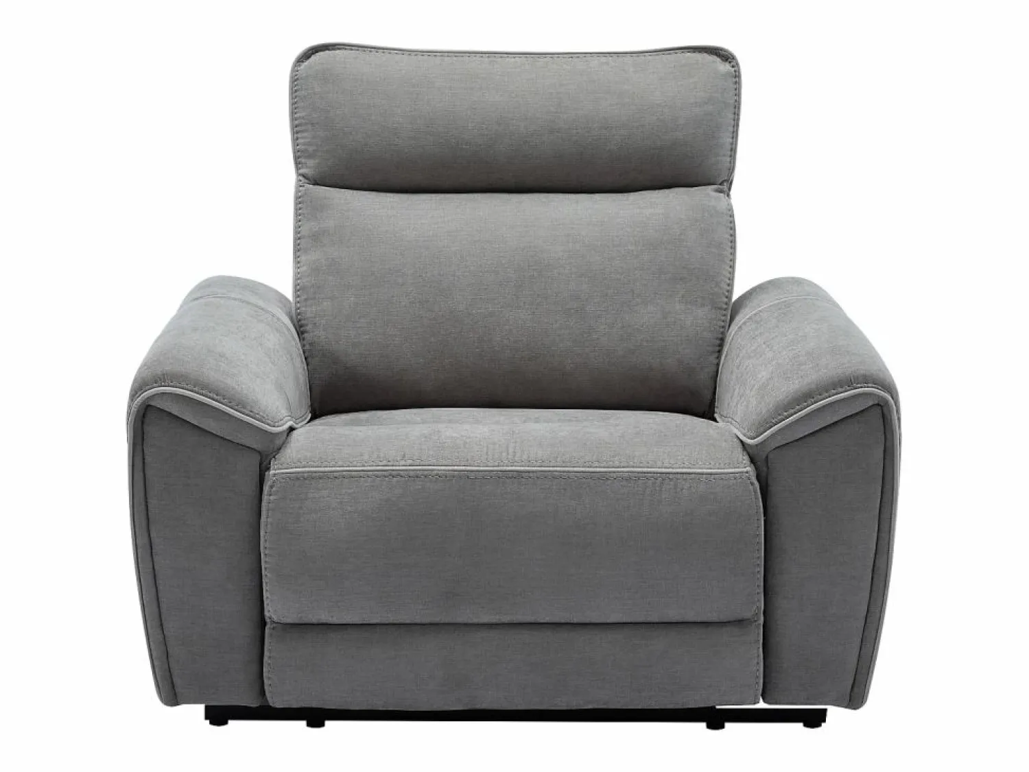 Vente-unique Sillón reclinable eléctrico de tela DJARALO