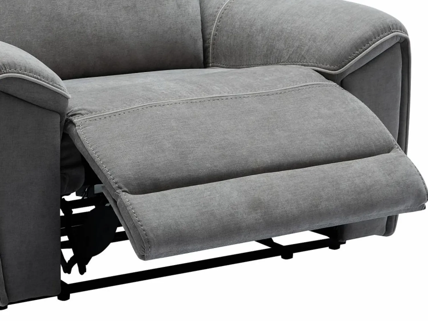 Vente-unique Sillón reclinable eléctrico de tela DJARALO