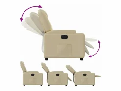 New Sillón reclinable eléctrico de tela Sillón Relax