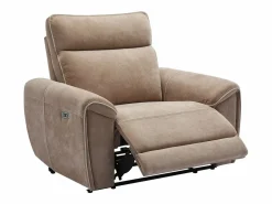 Vente-unique Sillón reclinable eléctrico de tela en color DJARALO