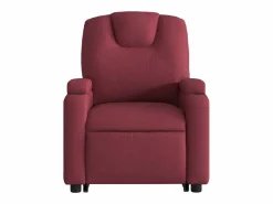 Clearance vidaxl Sillón reclinable elevable tela tinto Rojo