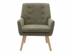 New Sillón recto de tela estilo escandinavo SERINO Sillón|Sillón Escandinavo