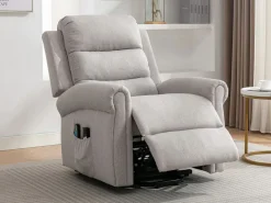 Best Sillón relax con elevador eléctrico de tela LOVARI Sillón De Masaje