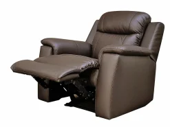 Online Sillón relax de piel de becerro en color marrón EVASION Sillón De Piel|Sillón Relax