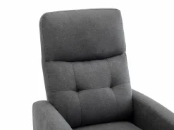 Vente-unique Sillón relax de tela acolchada color JARAMILO