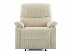 Online Vente-unique Sillón relax eléctrico de terciopelo LUNANO Beige