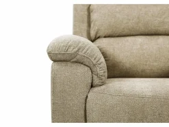 Hot Sillón relax eléctrico de tela reposapiés y respaldo reclinables NEVERS Sillón Relax