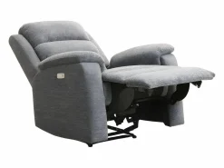 Vente-unique Sillón relax eléctrico de tela NEVERS