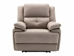 Sillón relax eléctrico de tela gris con 1 puerto USB DOLENE Sillón Relax
