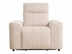Vente-unique Sillón relax eléctrico en chenilla SCAMOCO