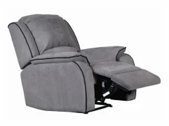 Vente-unique Sillón relax microfibra 100% poliéster color HERNANI