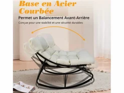 Sillón relax, tumbona de jardín reversible, chaise longue de balcón en acero, 2 plazas con reposapiés,