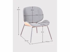 Best Sillón rústico en madera de nogal - Plymouth - Sillón Escandinavo