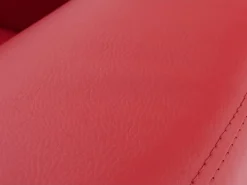 Sale MCW Sillón Sillón lounge Lille, Cuero, Rojo