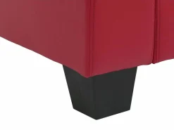 Sale MCW Sillón Sillón lounge Lille, Cuero, Rojo