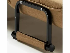 Le roi du relax Sillón Sofá cama plegable individual de tela Deborah -