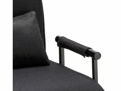 Le roi du relax Sillón Sofá cama plegable individual de tela Deborah -