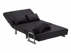 Discount Sillón Sofá Cama Plegable Reposabrazos de tela Deborah Twin Dos Plazas - Sillón Cama