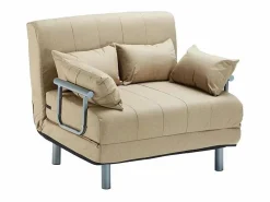 Le roi du relax Sillón Sofá Cama Plegable Reposabrazos de tela Deborah Twin Dos Plazas -
