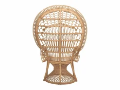 Sweeek Sillón vintage de ratán natural