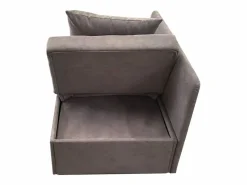 Sillón/sofá cama convertible - Respaldo regulable - Tejido de lino Sillón Cama