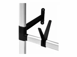 Outlet Sistema de armario telescópico con barras y estante aluminio Mueble Perchero