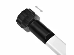 Outlet Sistema de armario telescópico con barras y estante aluminio Mueble Perchero